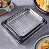 Stainless Plate Rectangular Steel With Filter Net For Frying Barbecuing And Steaming