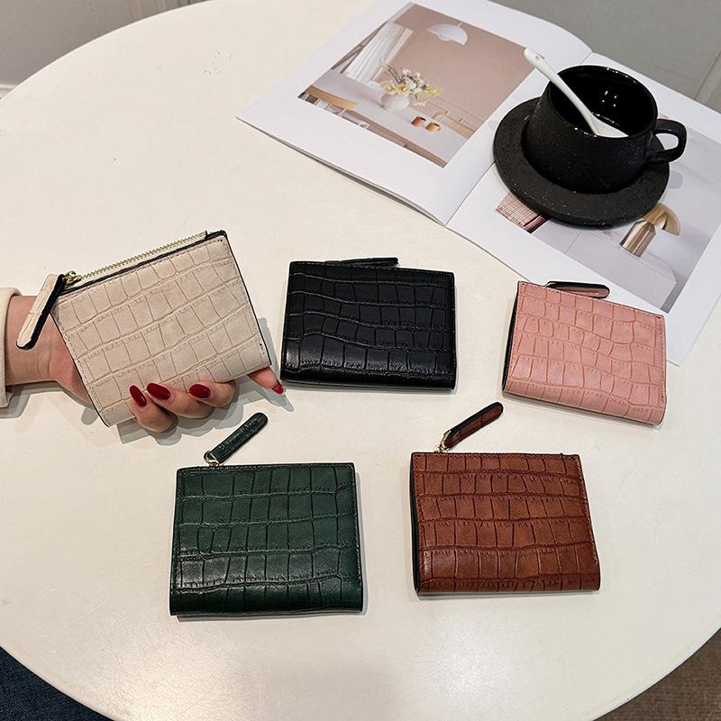 New Folding Small Wallet Women's Short Student Fashion Clutch Bag Change Bag Wallet Wallet