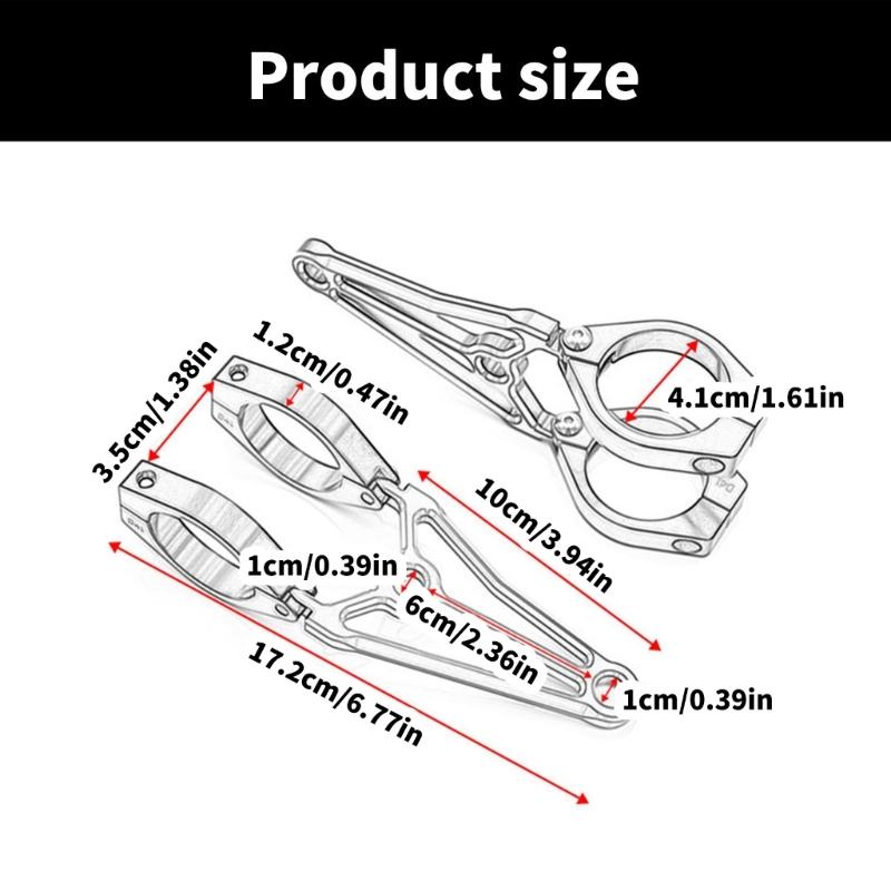 Motorbike Modified Accessories Adjustable Headlight Fork Mounting Brackets Motorcycle Headlight Bracket Head Lamp Holder