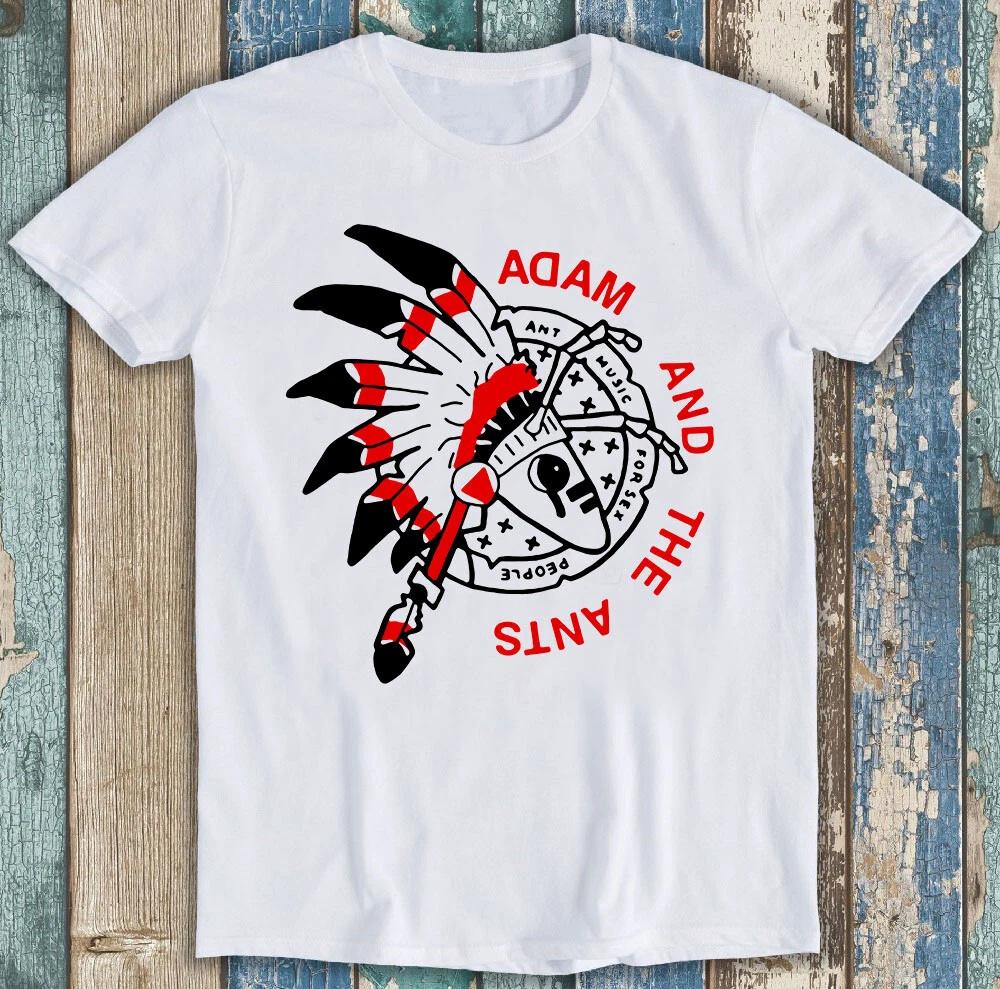 

Адам Ант Музыка Для Людей Панк-Рок Мем Смешной Подарок Футболка T-Shirt M1275 2XL