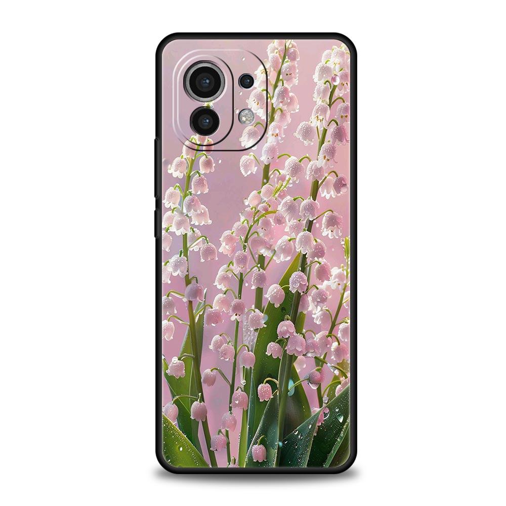 Lily Of The Valley Clear Floral Phone Case Cover for Xiaomi Mi 17 15 14 13 12 11 Ultra 15T 14T 13T 12T 11T Pro Lite 5G Soft TPU