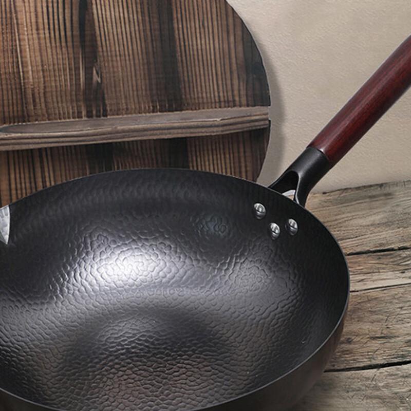 Kejiaxiang Hand-Forged Non-Stick Zhangqiu Iron Wok