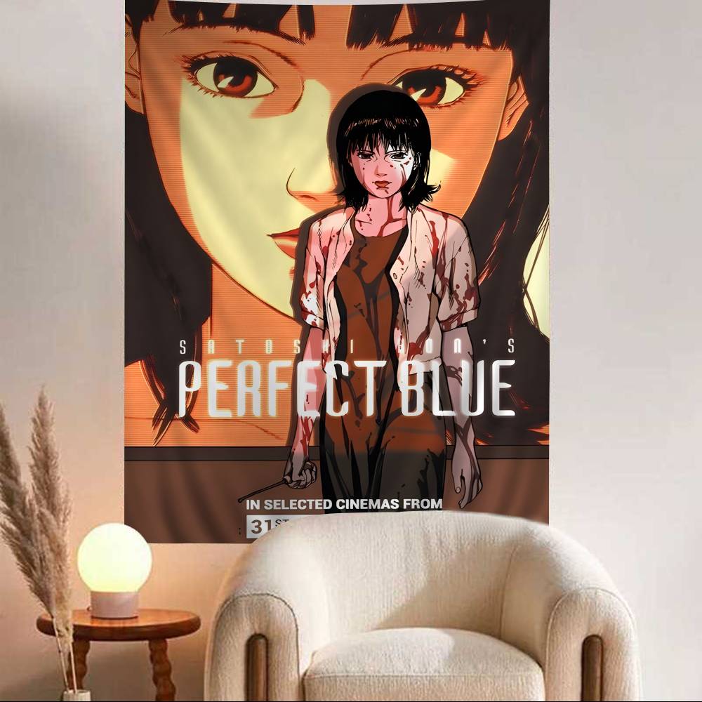 Anime Kon Satoshi Perfect Blue Anime Tapestry Indian Buddha Wall Decoration Witchcraft Bohemian Hippie Wall Hanging Sheets