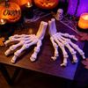 Langlebige Plastik-Skelett-Dekorationen Halloween-Hände, 3D-gedrucktes Handknochen-Modell, Realistische Party-Requisiten Gruselige Knochenkralle-Requisite für Heimdekoration