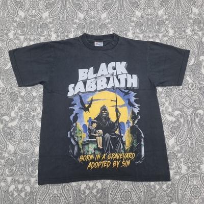 Vintage tričko Black Sabbath Narodený na cintoríne Ozzy Osbourne Tour