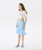 Jun Jun Space Midi Flare Skirt_Light Blue