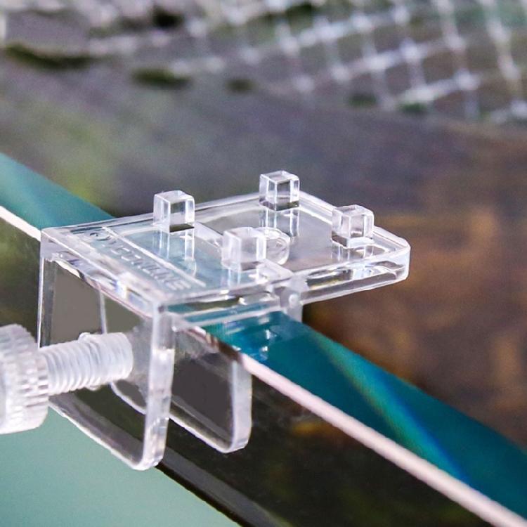 2 sztuki Klipsy mocujące siatkę przeciw wyskakiwaniu do akwarium