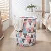 Folding Toy Basket Container Laundry Bag Triangle Organizer 45 cm