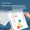 SIMAA A4 11-Hole Transparent Sheet Protectors