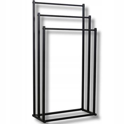 3-Rung Towel Rack - Black - M
