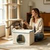 Cooling Cat House for Summer Dog Nest with 6 Ice Packs Cold Dog Shelter for Pet Parents Trainers Animal Lovers Apartment Home