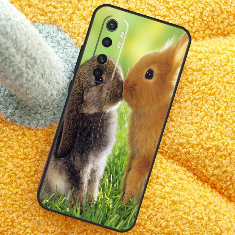 Baby Rabbits Bunny Case For Xiaomi 13T 14T 15T 14 15 Ultra 17 Pro Max Cover For POCO F8 F7 X7 Pro F5 F6 X5 X6