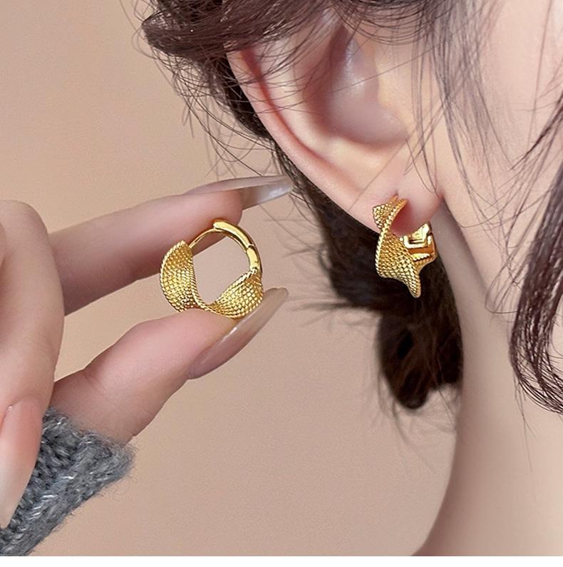 Vintage and Unique Earrings with a Light Luxury Atmosphere, 2026 New Popular Fashion and Niche Design Earrings, Women's Accessories