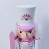Stylish Nutcrackers Soldier Ornament Pink Series Nutcrackers Soldier Figurine Ornament for Individualized Room Decors