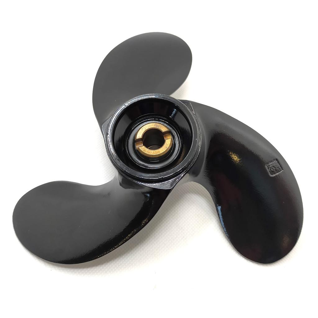 Tohatsu 3F0B64512-0 6 Inch Aluminum Propeller for 2 Hp 2.5 Hp 3.5 Hp Genuine Parts 2 ST/4 STR