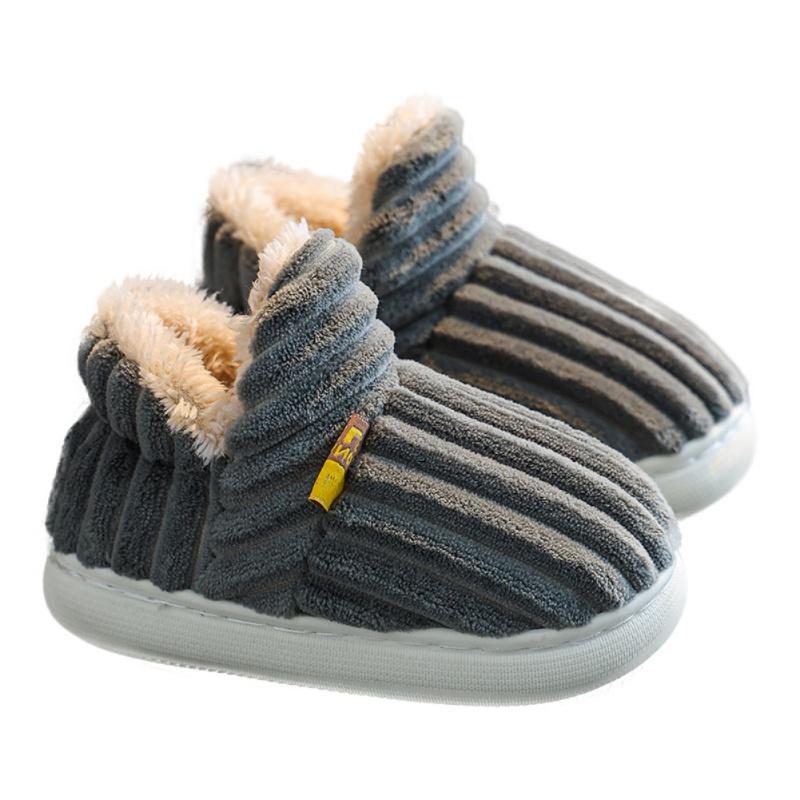 

Детские плюшевые туфли Зимние домашние тапочки для малышей Теплые домашние тапочки Мягкие и нескользящие детские туфли 28/29