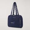 Dunst Hand Drawing Bloom Bag — Handmade Paper Yarn Shopper with Floral Embroidery | Korean Designer Brand | 2 Colours: Navy / Natural Cream