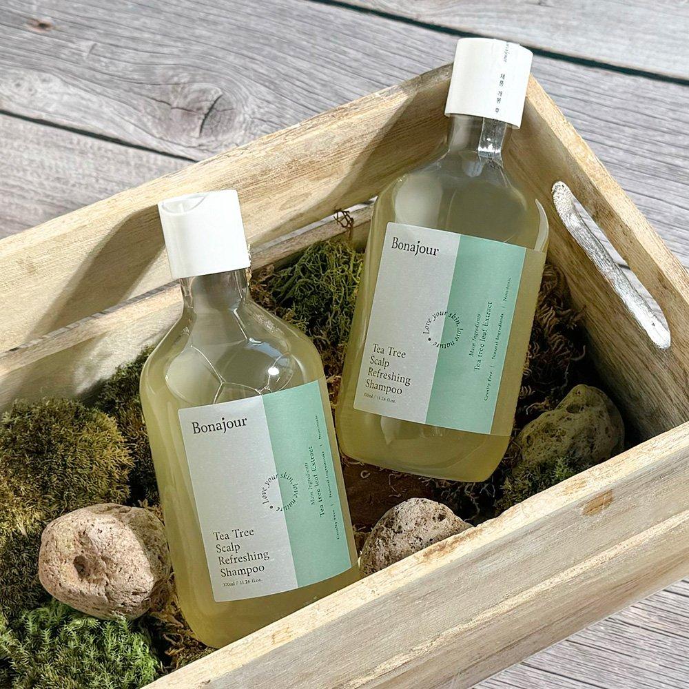 BONAJOUR Vegan Tea Tree Scalp Refreshing Vegan Shampoo 320ml