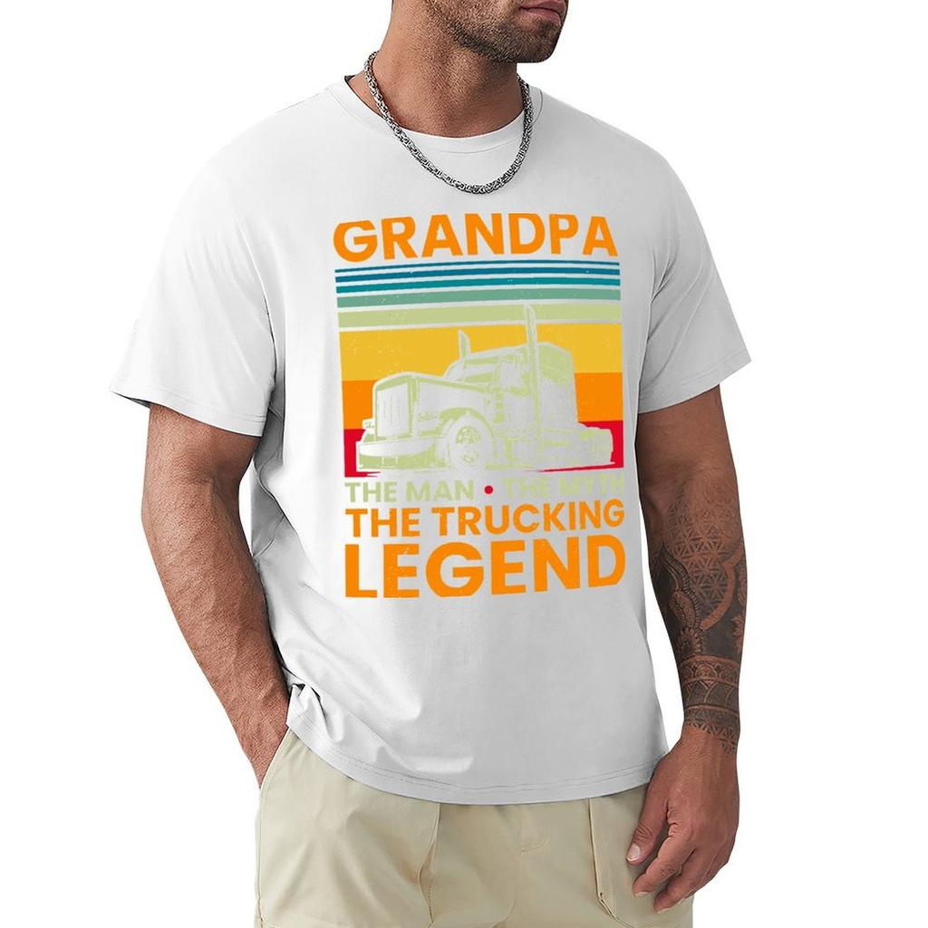 Big Rig Trucker Grandpa The Man The Myth The Trucking Legend TShirt Luxury man anime tshirt mens t shirt