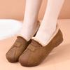 Processing and customization, winter 2025 new velvet soft-soled fashion Doudou shoes, warm one-pedal thickened women's cotton shoes