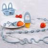 Baby Silicone Popsicle Mold with Handles 4-Cavity Mini Ice Cream Mold for Teething Relief Freezing Treats Maker for Toddlers Kids