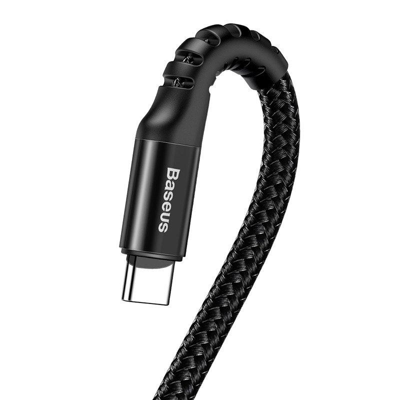 Baseus Spring 1M 2A Spring USB To USB-C Cable (Black)