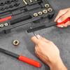 49PCS Thread Chaser Set UNC UNF Metric Thread Restorer Tool Rethreading