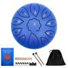 6-inch 11-tone Ethereal Steel Tongue Drum - Beginner to Professional Instrument for Kids & Adults