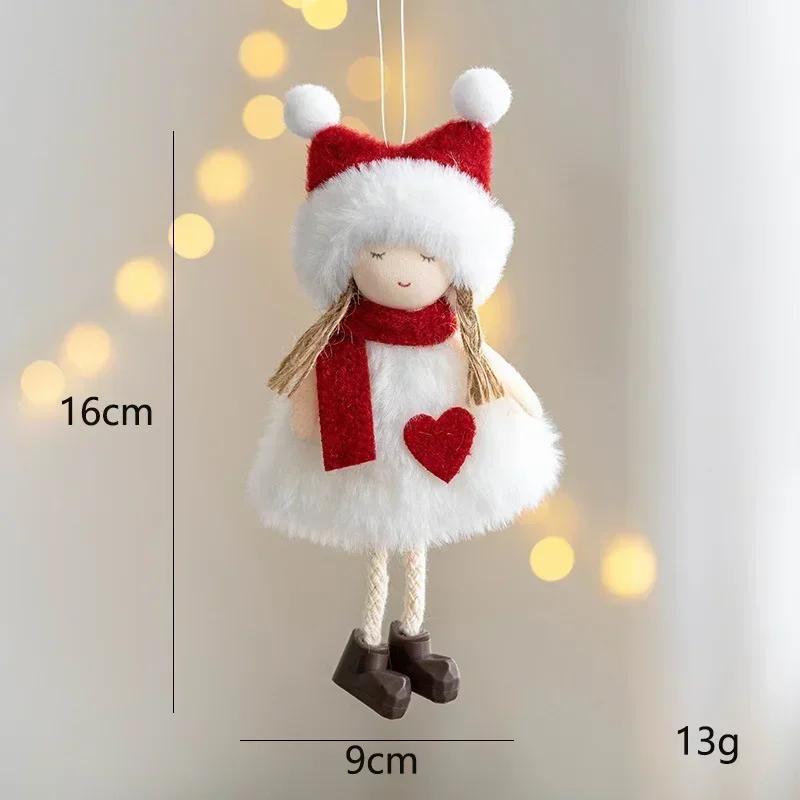 Navidad Cute Small Angel Doll Christmas Ornaments Merry Christmas Home Decorations Garland Christmas Tree Decor Xmas New Year