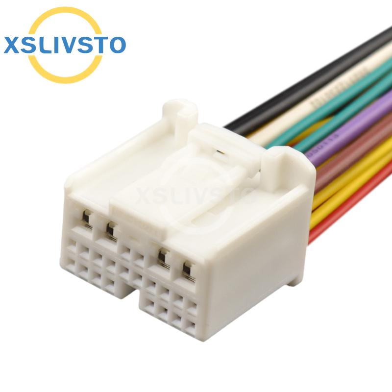 1318756-1 sealed 26-Hole Car White Wiring Harness (White,/&24P)