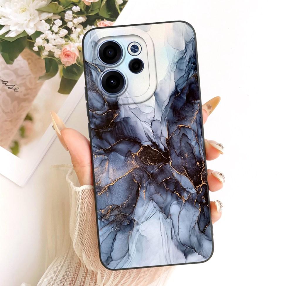 For Oppo CPH2801 Phone Case For Oppo Reno 15F Casing Silicone Luxury Fashion Flowers Kawaii Cute Painted Cover For Oppo Reno15 F