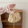 Women's Straw Beach Bag - Versatile Crossbody and Handheld Woven Bag