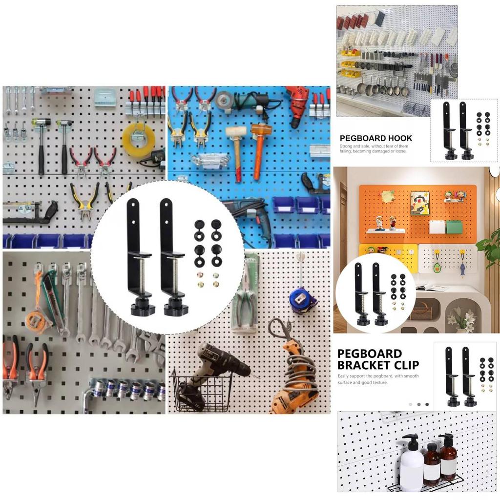 Stylish Pegboard Hook Accessory Holder Compact Storage Shelf Desktop Pen Container