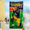 Haaland Personalized Text Beach Towel High Absorbency & Quick-Dry Ideal for Travel Outdoor Swim Pool Yoga Surf Camping Hiking Gym Gift Holiday