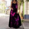 Women's Slip Dress Maxi Long Dress Butterfly Print Stitching Print Dress Spring & Summer Leisure Vacation