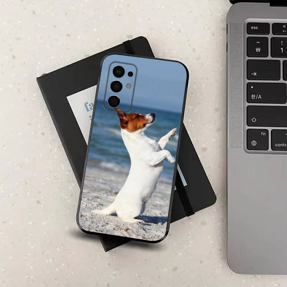 Jack Russell Terrier Dog  Case For Samsung Galaxy A73,52,71,22,Note,31,8,9,53,32,72,41,J7,Soft Black Silicone Cover