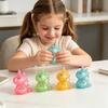 Glitter Squeeze Toy Slow Rebound Soft Elastic Pinching Feeling Cute Decompression Tool for Kids Portable Stress Reliever