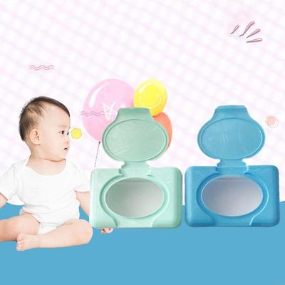 Boîte de rangement anti-poussière pour lingettes humides pour bébé, distributeur de lingettes avec couvercle, conteneur de lingettes utilitaires ménagers