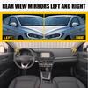 Pair Right & Left Fender Pillar Trim Mirror Corner For Hyundai Elantra 2017-20