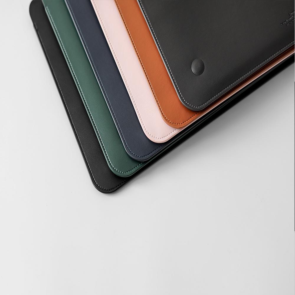 Ekeepment Macbook Air Pro Laptop Leather Pouch Sleeve Bag Leatherpro 2Nd Gen 13-Inch Size A (B Type)