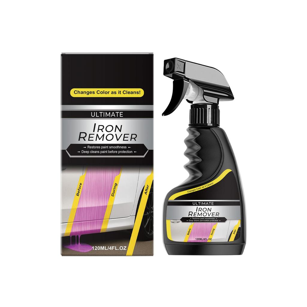 Rust remover with atomized spray treatment for rust stains, portable and easy to operate