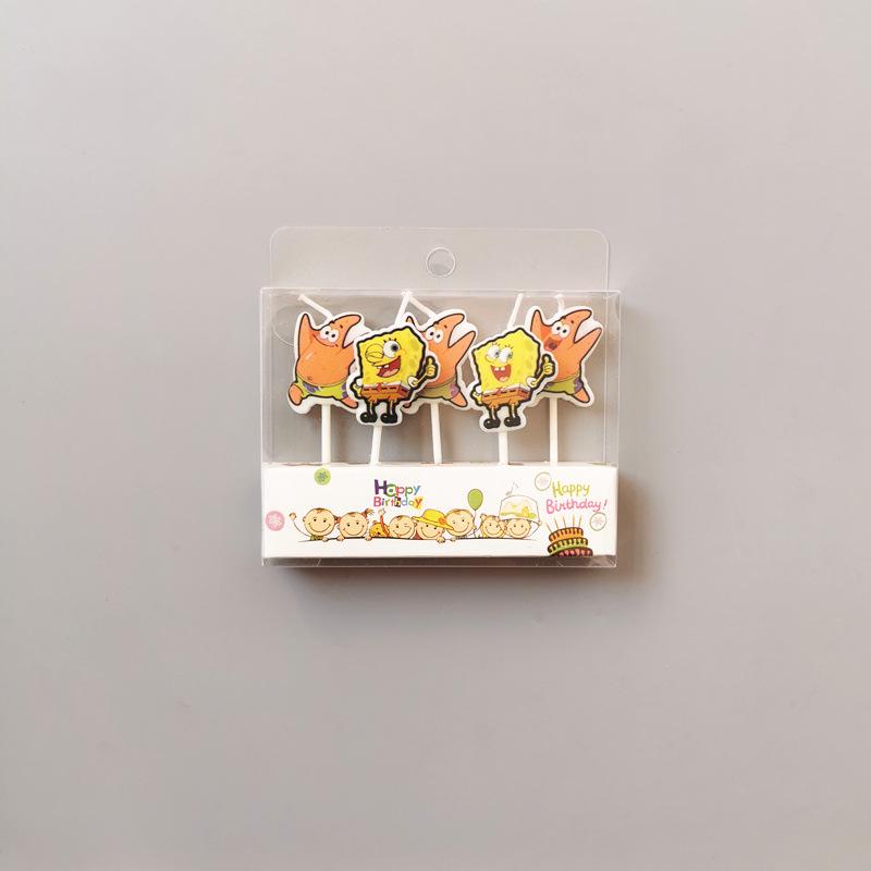 Creative Cartoon Birthday Candles for Kids' First Birthday - Cute, Small Cake Decorations