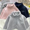 Sweatshirt for Women Thickened Fleece Cotton Loose Oversized Comfortable High Neck Casual Pullover Top Sweatshirt