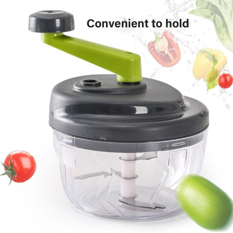 Multifunctional Chopper with 420 Stainless Steel Blade Manual Vegetable Cutter For Home Cooking Meal Preparation Tool