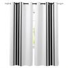 Minimalist Black And White Stripes Drapes Decoration Swag Children Room Curtain 2Panels With Grommets Window Treatment Window Free Shipping