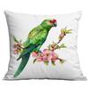New Spring Flower and Bird Print Pillowcase Home Living Room Sofa Cushion Pillowcase