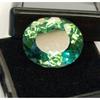 Beautiful Green Parti Sapphire Natural Oval Cut 11-13 Ct Certified Gemstone
