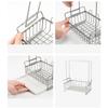Sponge Rag Rack Dishcloth Drying Rack Sink Faucet Detergent Sponge Holder   for Kitchen Countertop