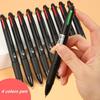 1Pcs 4 MultiColor Ballpoint Pen 0.7mm Black Blue Red Green Refills 4 Colors Ink Ball Pen For School Marker Writing