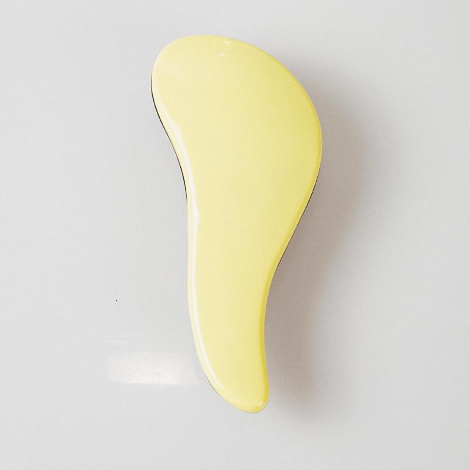 

Жіночий чорний - портативний гребінець для гладкого волосся, гребінець для масажу, не- One Size жовтий